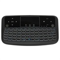 Backlit Wireless Keyboard / Touchpad Für Smart TV A36 - Schwarz