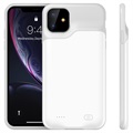 iPhone 11 Backup Akku-Hülle - 6000mAh - Weiß / Grau