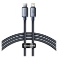 Baseus Tungsten Gold USB-C / Lightning Kabel 20W - 2m - Schwarz