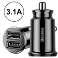 Baseus Grain Mini Smart Dual USB Kfz-Ladegerät - 3.1A
