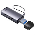 Baseus Lite Series USB-A SD/MicroSD Speicherkartenlesegerät - Grau