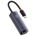 Baseus Mirror USB-C Hub CAHUB-DZ0G - USB 3.0, RJ45, HDMI, PD - Grau