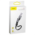 Baseus Simple HW USB-C Kabel CATMBJ-BG1 - Silber / Schwarz