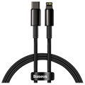 Baseus Tungsten Gold USB-C / Lightning Kabel 20W - 1m - Schwarz