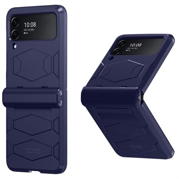 Battle Armor Serie Samsung Galaxy Z Flip3 5G Cover - Blau