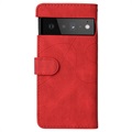 Bi-Color Series Google Pixel 6 Wallet Hülle - Rot