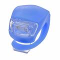 Fahrrad Licht vorne und hinten Silikon LED Fahrrad Licht Mehrzweck Wasserdicht Scheinwerfer Rücklicht für Radfahren Sicherheit - Blau