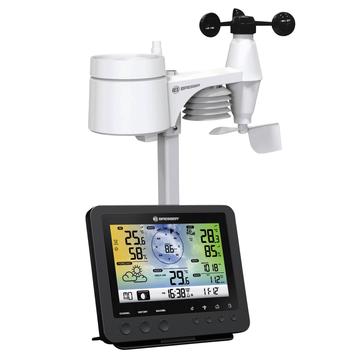 Bresser 5-in-1 Wetterstation mit WLAN - Temperatur, Luftfeuchtigkeit, Windrichtung, Windgeschwindigkeit