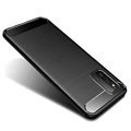 Samsung Galaxy F52 5G Brushed TPU Hülle - Karbonfaser