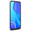 Xiaomi Redmi 9A Brushed TPU Hülle - Karbonfaser - Blau