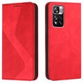 Business Style Xiaomi Redmi Note 11 Pro/Note 11 Pro+ Wallet Hülle - Rot
