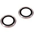 iPhone 14/14 Max Kameraobjektiv Panzerglas Schutz - 2 Stk. - Roségold