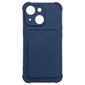 Card Armor Series iPhone 13 Mini Silikonhülle - Navy Blau