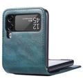Card Serie Samsung Galaxy Z Flip4 5G Wallet Hülle - Blau