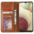 Card Set Serie Samsung Galaxy A22 4G Wallet Hülle - Schwarz