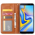 Card Set Serie Samsung Galaxy J6+ Wallet Schutzhülle - Braun