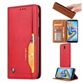 Card Set Serie Samsung Galaxy J6+ Wallet Schutzhülle - Rot