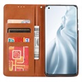 Card Set Serie Xiaomi Mi 11 Lite 5G Wallet Hülle - Braun