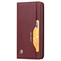 Card Set Series Huawei P30 Wallet Hülle - Weinrot