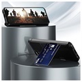 Kartenhalter Samsung Galaxy S21 5G Hybrid Hülle - Schwarz