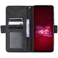 Cardholder Serie Asus ROG Phone 6/6 Pro Schutzhülle mit Geldbörse - Schwarz