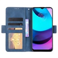 Cardholder Serie Motorola Moto E20 Wallet Hülle - Blau