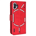Cardholder Serie Nothing Phone (1) Schutzhülle mit Geldbörse - Rot