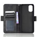 Cardholder Serie Motorola Moto G22 Schutzhülle mit Geldbörse - Schwarz