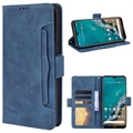 Cardholder Serie Nokia G50 Wallet Hülle - Blau