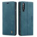 Samsung Galaxy A50 Caseme 013 Serie Schutzhülle mit Geldbörse - Blau