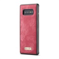 Caseme 2-in-1 Multifunktions Samsung Galaxy S10+ Wallet Hülle - Rot