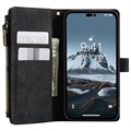 Caseme C30 Multifunktions iPhone 14 Pro Wallet Hülle - Schwarz