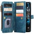 Caseme C30 Multifunktions iPhone 14 Max Wallet Hülle - Blau