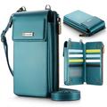Caseme ME50 Universal Crossbody Tasche mit RFID Schutz - 4"-7.3" - Blau