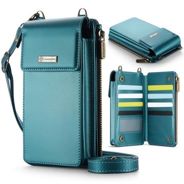 Caseme ME50 Universal Crossbody Tasche mit RFID Schutz - 4"-7.3" - Blau