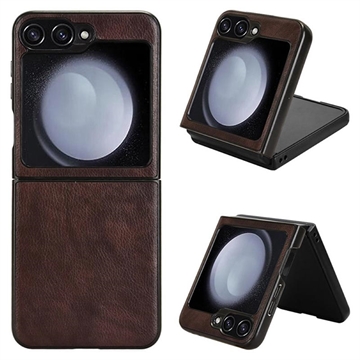 Samsung Galaxy Z Flip6/Z Flip7 FE Beschichtet Kunststoff Hülle - Braun