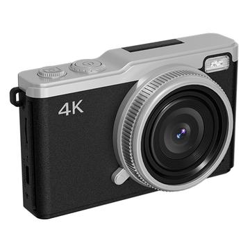 D72 Tragbare Digitalkamera 4K mit 16fachem Zoom, 32GB Speicherkarte - Schwarz