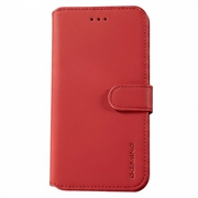 iPhone 7/8/SE (2020)/SE (2022) DG.MING Retro Wallet Hülle - Rot