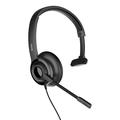 Deltaco Noise Cancelling USB-Mono-Headset - Schwarz