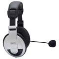 Digitus DA-12201 Stereo Multimedia Headset - Silber / Schwarz