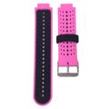 Zweifarbiges Garmin Forerunner 235/630/735 Silikon Sportarmband - Pink / Schwarz