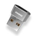 Dudao USB Adapter - USB-C Buchse/USB-A Stecker - Schwarz
