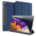 Dux Ducis Domo Samsung Galaxy Tab S7 Tri-Fold Hülle - Blau