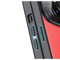 Dux Ducis Fino Series iPhone 14 Pro Hybrid Hülle - Rot