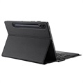 Dux Ducis Samsung Galaxy Tab S7/S8 Bluetooth Tastaturhülle - Schwarz