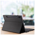 Dux Ducis Samsung Galaxy Tab S7/S8 Bluetooth Tastaturhülle - Schwarz