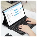 Dux Ducis Samsung Galaxy Tab S7/S8 Bluetooth Tastaturhülle - Schwarz
