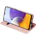 Dux Ducis Skin Pro Samsung Galaxy A22 5G, Galaxy F42 5G Flip Hülle - Rosa