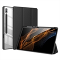 Samsung Galaxy Tab S9 Ultra Dux Ducis Toby Tri-Fold Smart Folio Hülle - Schwarz