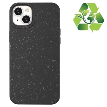 Eco Nature iPhone 14 Plus Hybrid Hülle - Schwarz